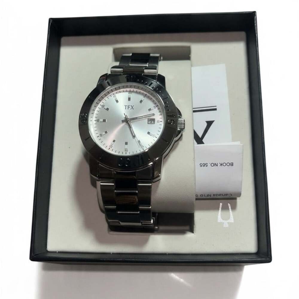 TFX by Bulova Men's Stainless Steel Watch w/Date NIB with Papers 36B101